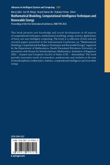 Mathematical Modeling, Computational Intelligence Techniques and Renewable Energy