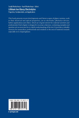 Lithium Ion Glassy Electrolytes