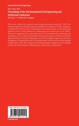 Proceedings of the 2nd International Civil Engineering and Architecture Conference Proceedings of the 2nd International Civil Engineering and Architecture Conference