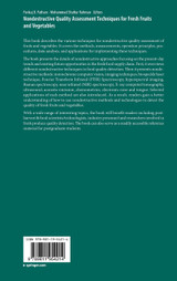 Nondestructive Quality Assessment Techniques for Fresh Fruits and Vegetables