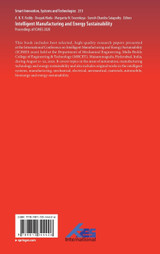 Intelligent Manufacturing and Energy Sustainability