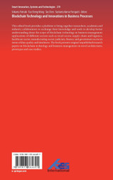 Blockchain Technology and Innovations in Business Processes Blockchain Technology and Innovations in Business Processes