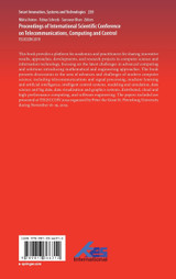 Proceedings of International Scientific Conference on Telecommunications, Computing and Control