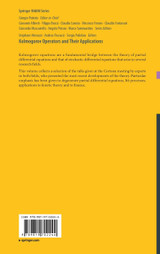 Kolmogorov Operators and Their Applications