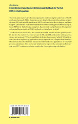 Finite Element and Reduced Dimension Methods for Partial Differential Equations Finite Element and Reduced Dimension Methods for Partial Differential Equations