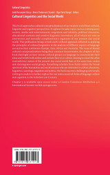 Cultural Linguistics and the Social World