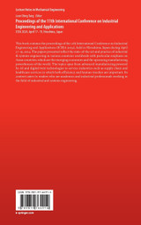 Proceedings of the 11th International Conference on Industrial Engineering and Applications