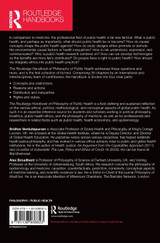 The Routledge Handbook of Philosophy of Public Health The Routledge Handbook of Philosophy of Public Health