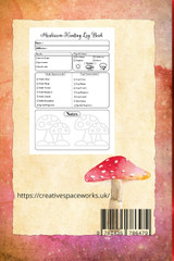Mushrooms Hunting Log Book Graphic