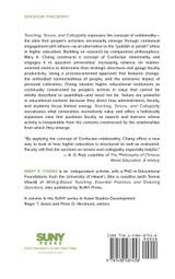 Teaching, Tenure, and Collegiality