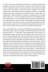 Multiculturism, America, and the Middle East