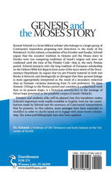 Genesis and the Moses Story Genesis and the Moses Story