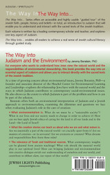 The Way into Judaism and the Environment