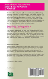 User's Guide to Vitamins & Minerals User's Guide to Vitamins & Minerals