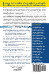 The Workplace and Spirituality The Workplace and Spirituality