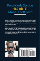 Penal Code Section 487 (d) (1) Grand Theft Auto