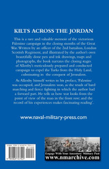 KILTS ACROSS THE JORDANBeing the experiences and impressions with the second battalion London Scottish in Palestine