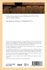 Notice sur les anciens curés d'Ercheu de 1659 à 1904