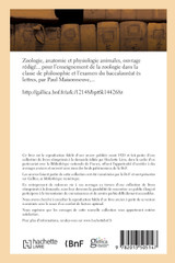 Zoologie, anatomie et physiologie animales 7ème édition Zoologie, anatomie et physiologie animales 7ème édition