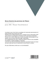 Revue illustrée des provinces de l'Ouest Revue illustrée des provinces de l'Ouest