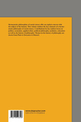 Hermeneutic Philosophies of Social Science Hermeneutic Philosophies of Social Science