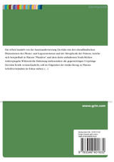 Die Bedeutung der Schriftkritik Platons für die Dekonstruktion Derridas