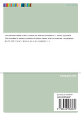 First and Second Language Acquisition of German Relative Clauses