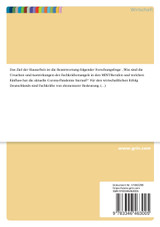 Fachkräftemangel im MINT-Bereich. Ursachen und Auswirkungen Fachkräftemangel im MINT-Bereich. Ursachen und Auswirkungen