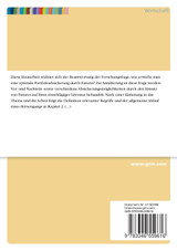 Portfolioabsicherung und Risiken beim Handel mit Futures. Managed Futures als Portfolioabsicherung in Krisenzeiten als Praxisbeispiel