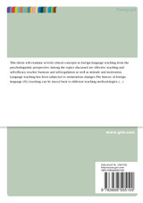 Critical Concepts in Foreign Language Teaching. Self-Efficacy, Teacher Burnout and Self-Regulation