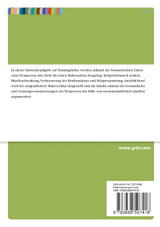 Trainingslehre I. Analyse und Makrozyklusplanung im Kraftsport Trainingslehre I. Analyse und Makrozyklusplanung im Kraftsport