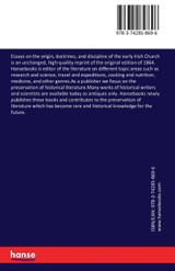 Essays on the origin, doctrines, and discipline of the early Irish Church