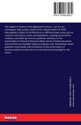 The English in Ireland in the Eighteenth Century The English in Ireland in the Eighteenth Century