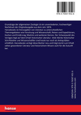 Grundzüge der allgemeinen Zoologie Grundzüge der allgemeinen Zoologie