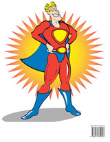 Super eroi libro da colorare per i bambini 4-8 anni