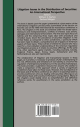 Litigation Issues In Distrib Of Securities