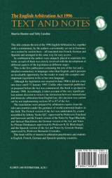 The English Arbitration ACT 1996 The English Arbitration ACT 1996