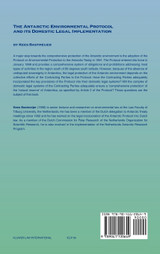 The Antarctic Environmental Protocol and its Domestic Legal Implementation