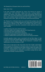 The Changing Face of European Labour Law and Social Policy
