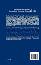 Comparative Law Yearbook of International Business Vol 26 2004 Comparative Law Yearbook of International Business Vol 26 2004