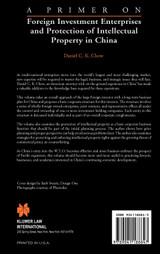 A Primer on Foreign Investment Enterprises and Protection of Intellectual Property in China A Primer on Foreign Investment Enterprises and Protection of Intellectual Property in China