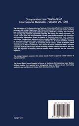 Comparative Law Yearbook Of International Business 1998 Comparative Law Yearbook Of International Business 1998