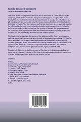 Family Taxation in Europe