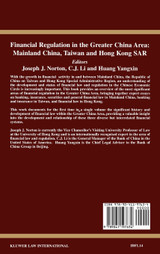 Financial Regulation in the Greater China Area