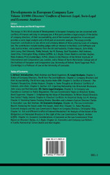Developments in European Company Law Vol 3 1999