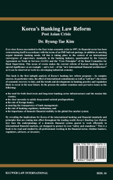 Korea's Banking Law Reform
