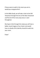 Recognizing Jesus in the Old Testament