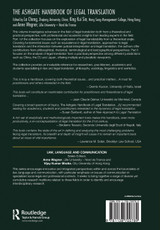The Ashgate Handbook of Legal Translation