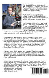 Cold Reading, Fortune Telling & Mentalism For The Psychic Entertainer