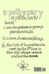apothecary apothecary